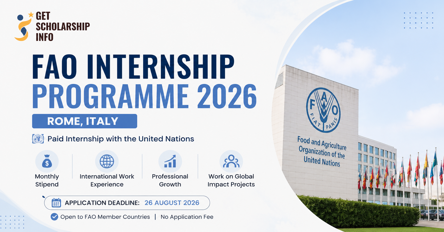 FAO Internship Programme 2026