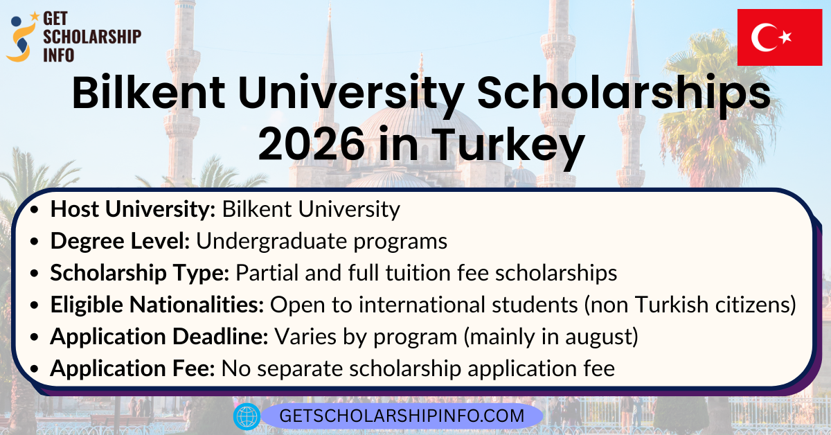 Bilkent University Scholarships 2026 in Turkey