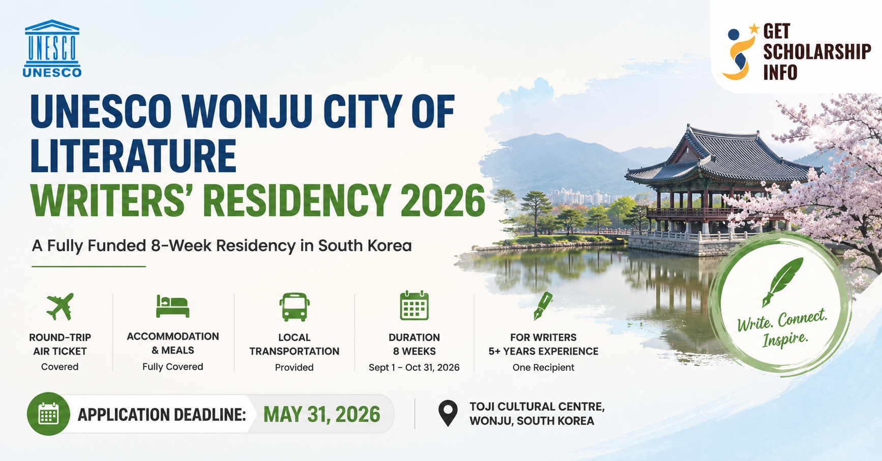 UNESCO writers' residency in Korea