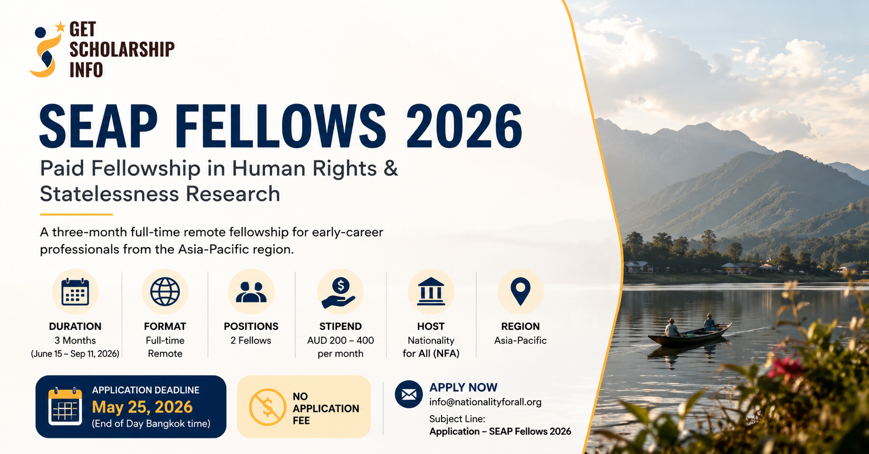 SEAP Fellows 2026 program