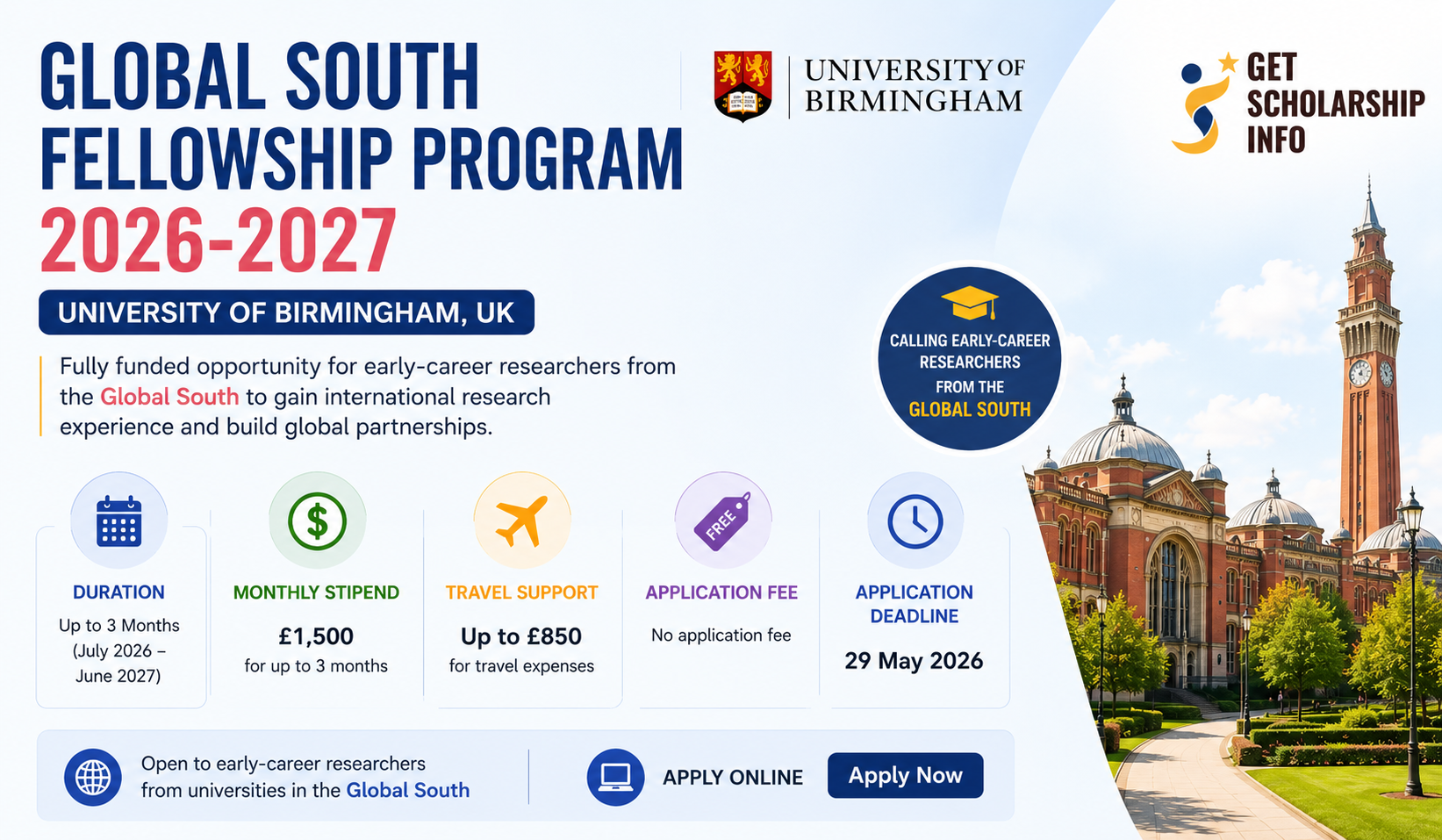 Global South fellowship program 2026-2027