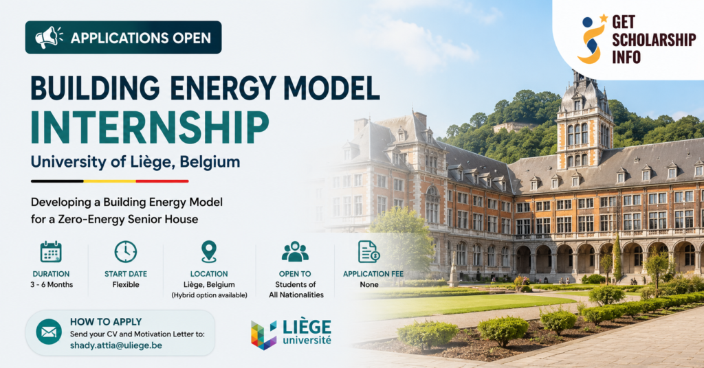 Building energy model internship opportunity