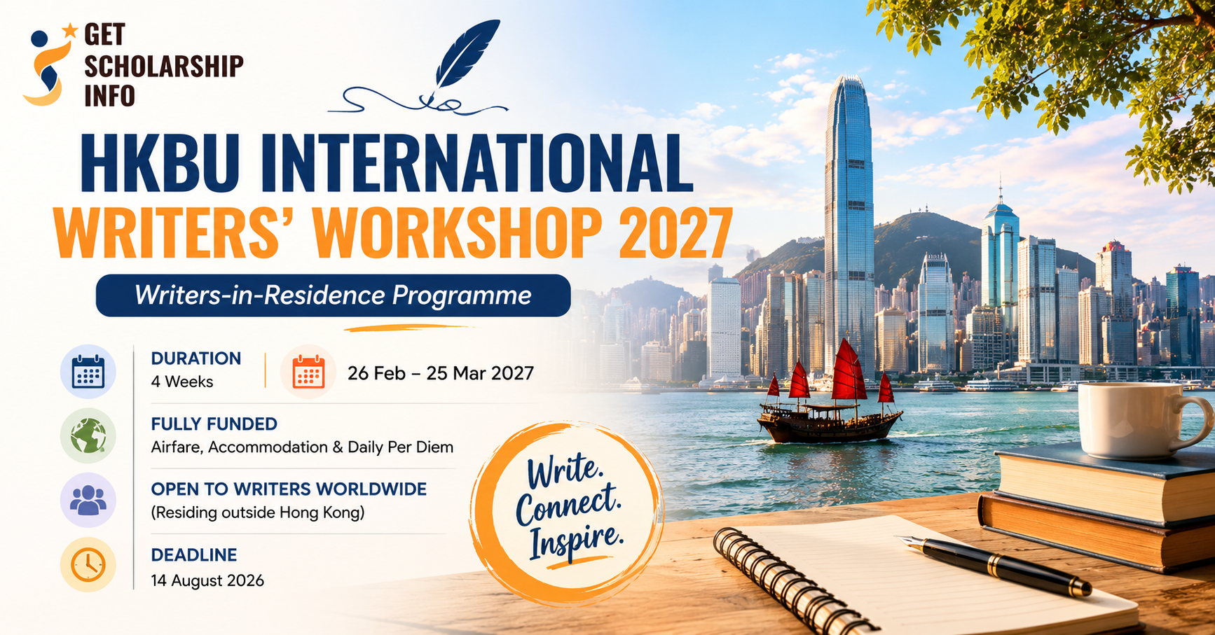 Writing residency in Hong Kong