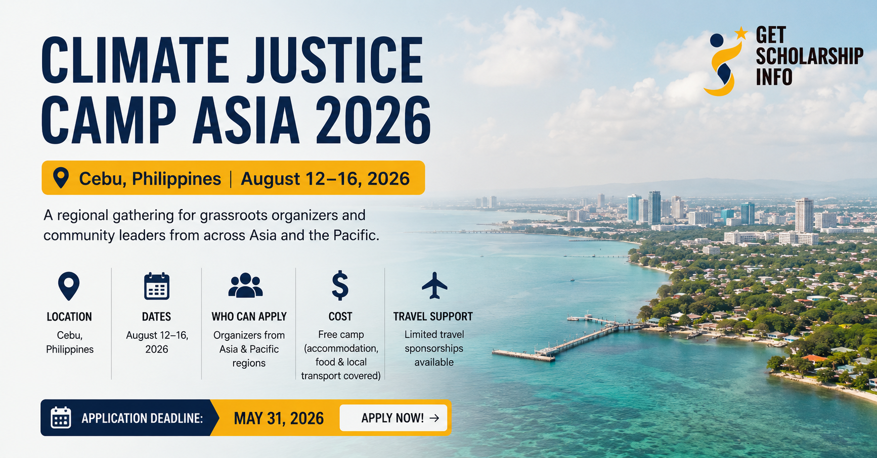 Climate justice camp promotion in Cebu