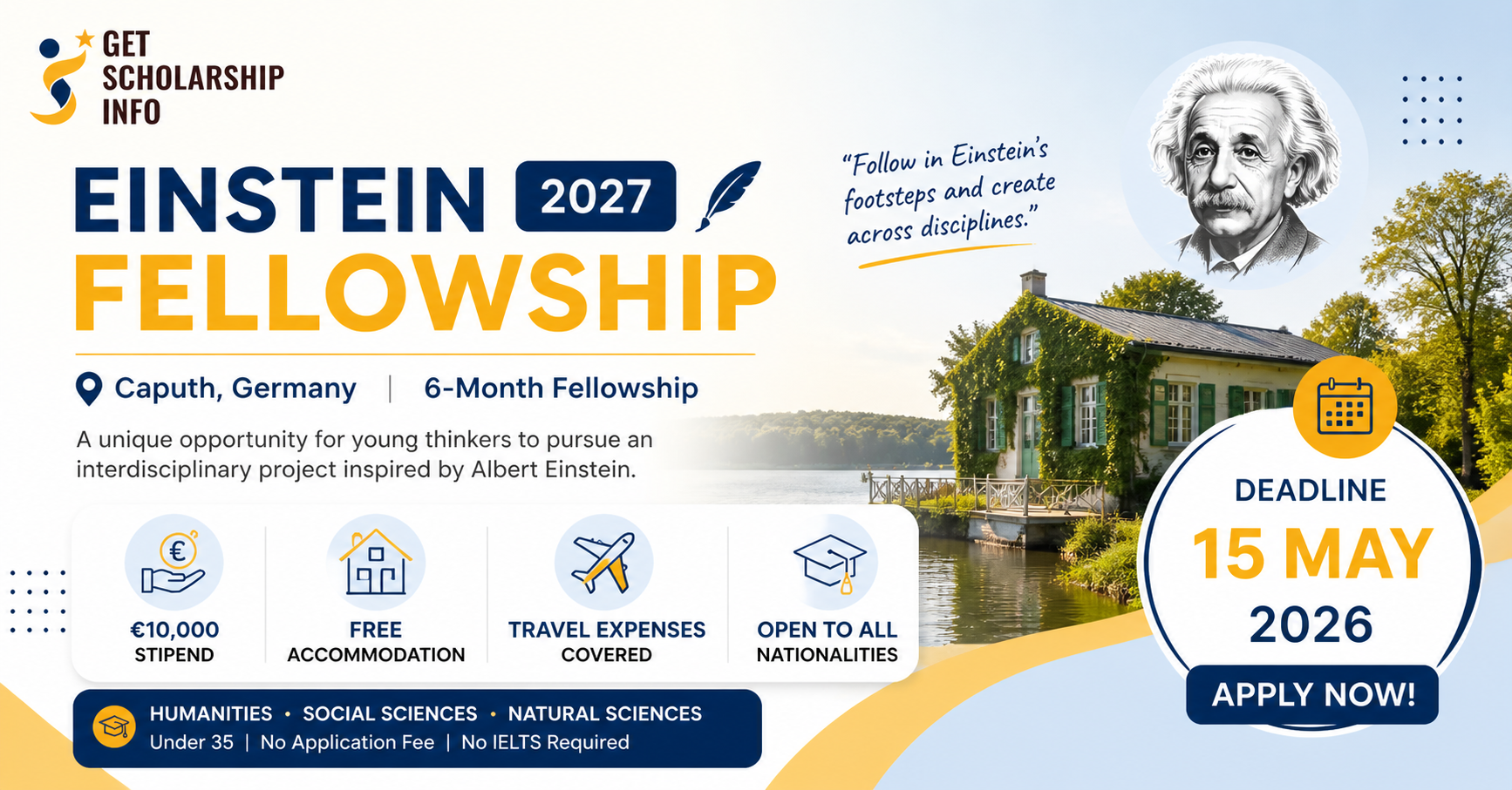 Einstein Fellowship 2027