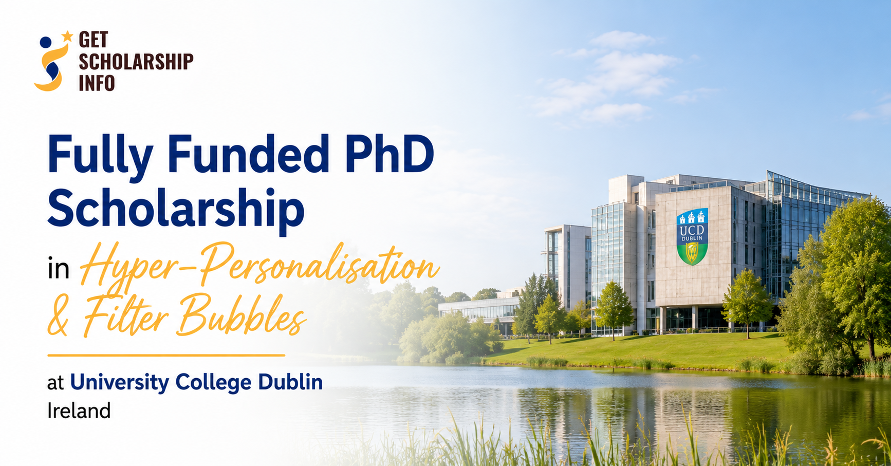 Fully funded PhD at UCD