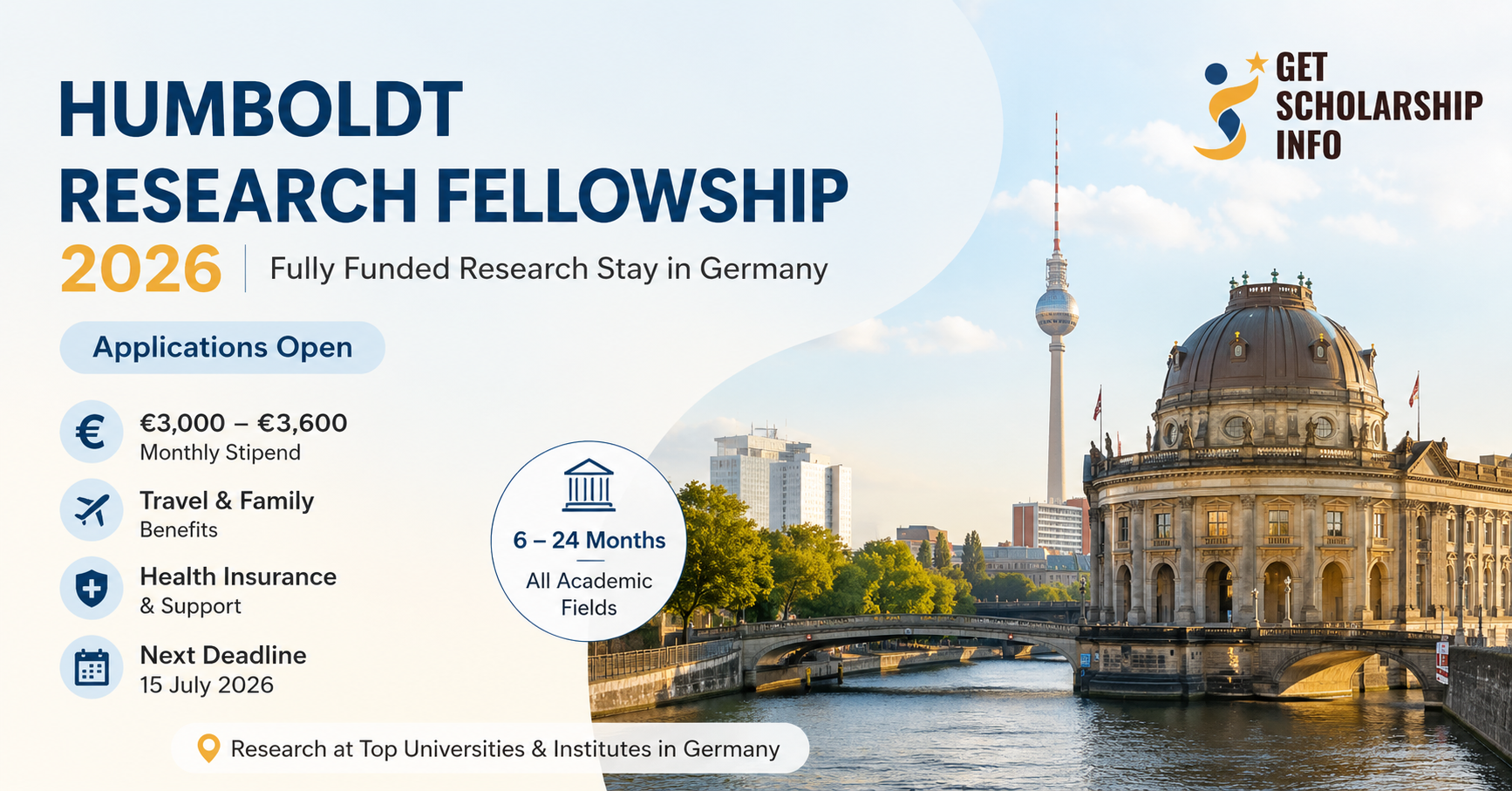 Humboldt Research Fellowship 2026