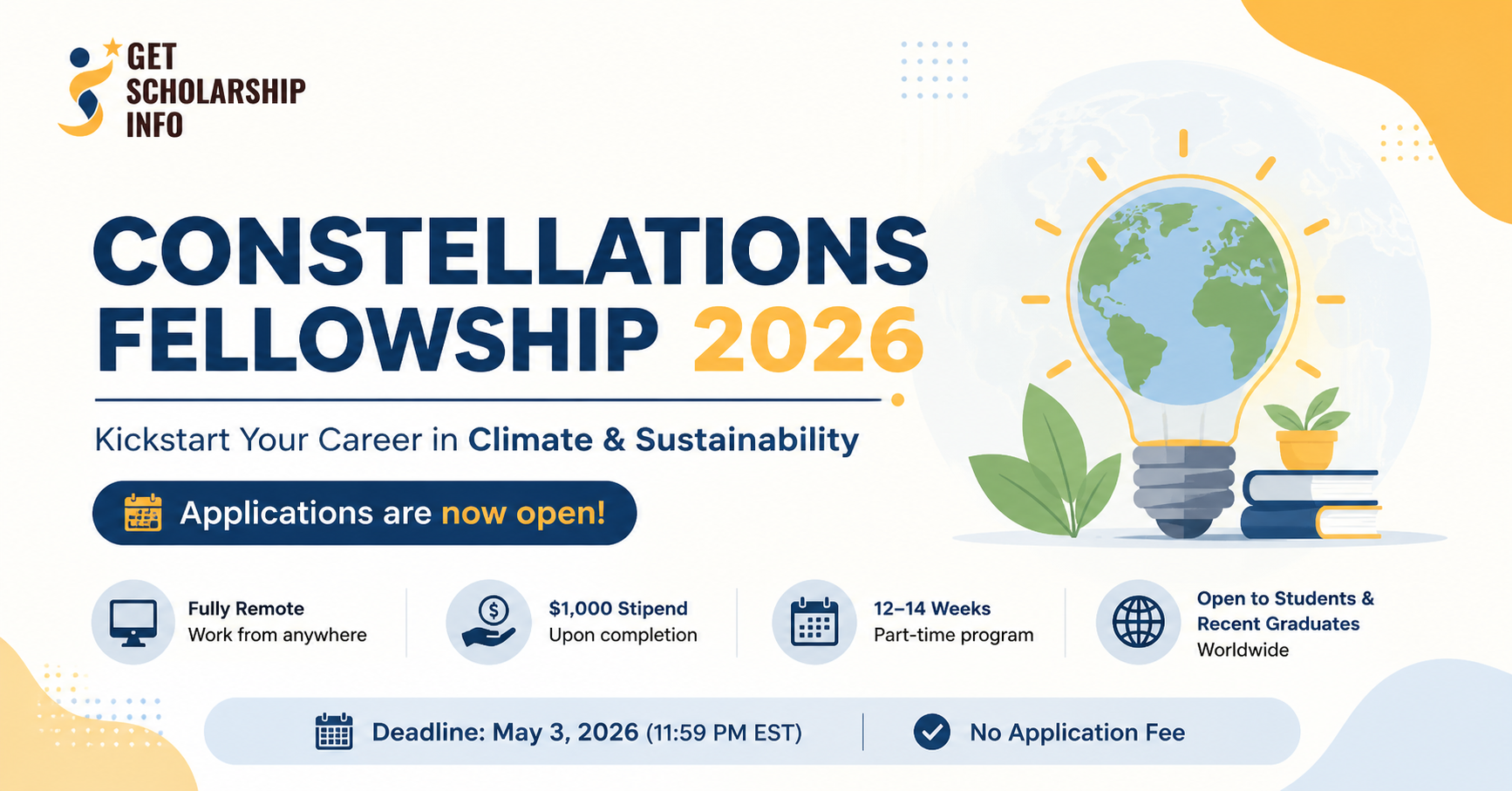 Scholarship opportunity for climate fellows