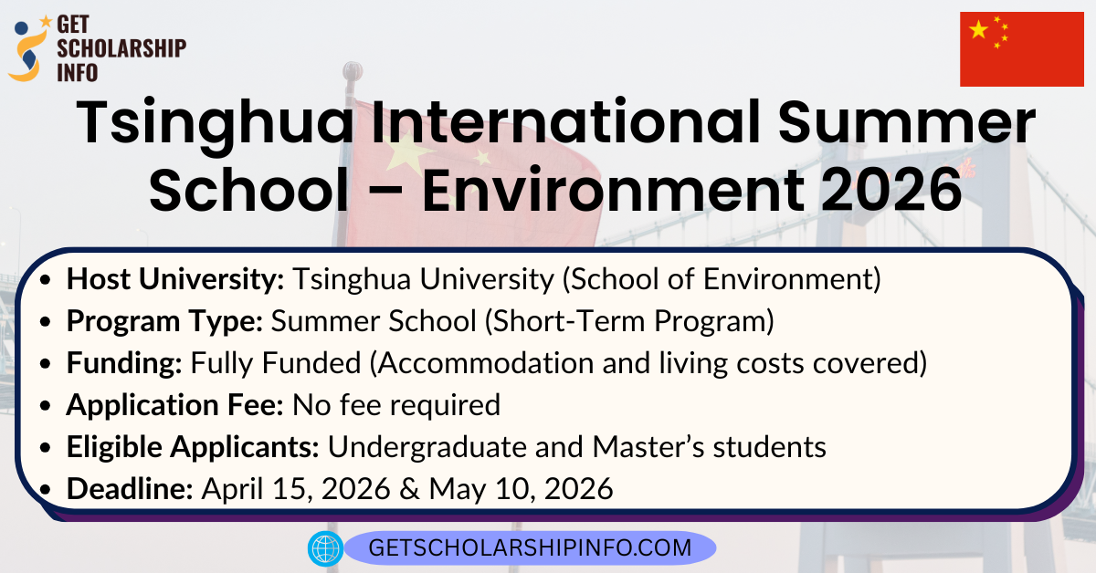 Tsinghua International Summer School – Environment 2026