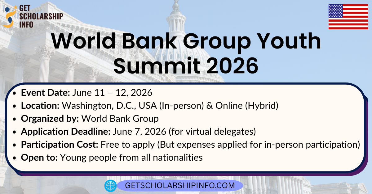 World Bank Group Youth Summit 2026: Future Works – Designing Jobs for the Digital Age