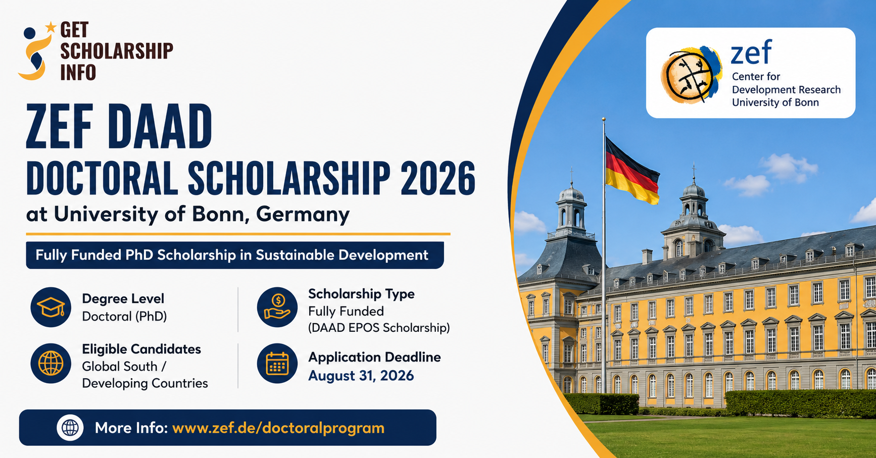 ZEF DAAD doctoral scholarship