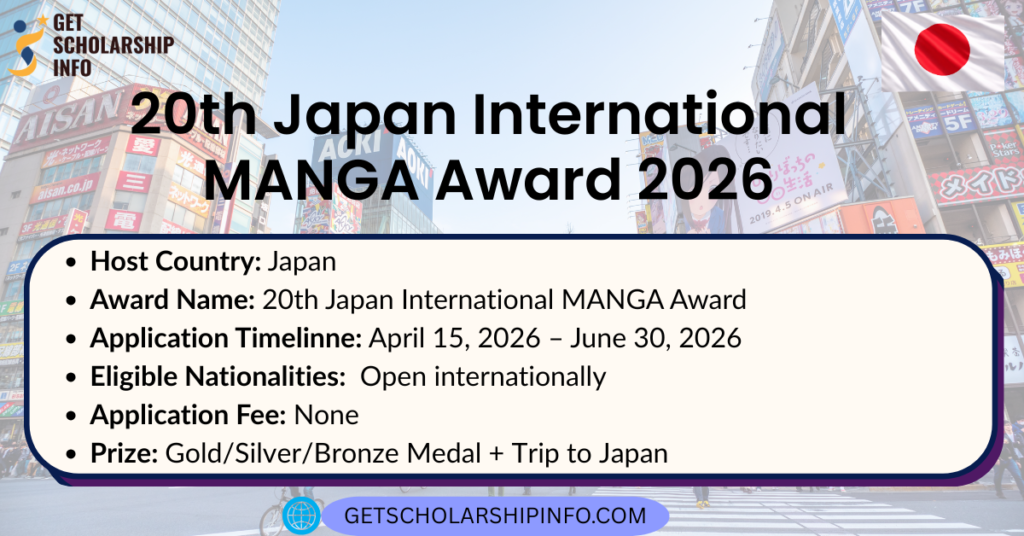20th Japan International MANGA Award 2026
