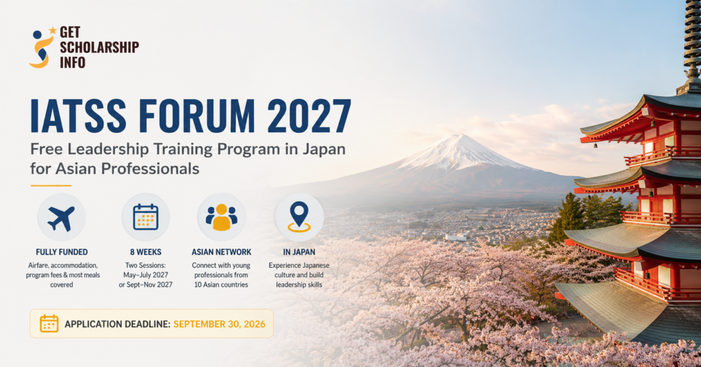 IATSS Forum 2027 scholarship