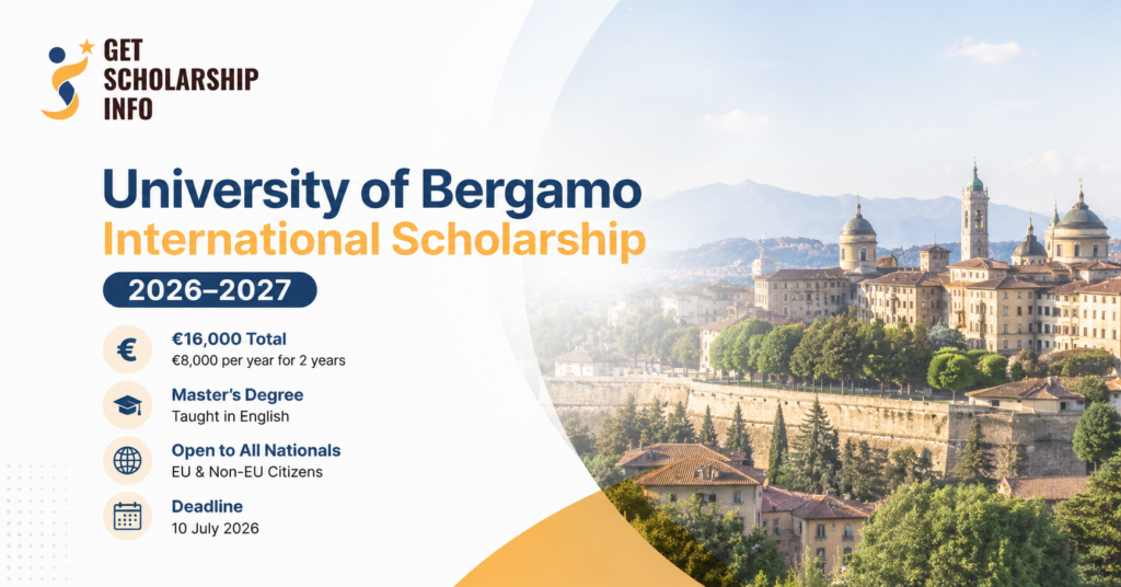 University of Bergamo scholarship